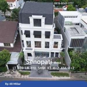 The American Classic House 4 Fl With Lift At Senopati Area, Kebayoran Baru , tersedia melalui melalui situs Rumah123