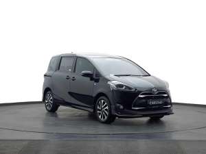 Jual bekas Toyota Sienta Q CVT 2016 Hitam,lokasi di Jakarta DKI