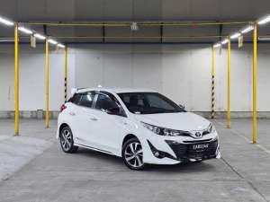 Jual bekas Toyota Yaris TRD Sportivo 2018 Putih,lokasi di Jakarta DKI