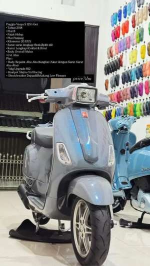 Jual bekas vespa s 125 i get 2018,lokasi di Bogor Selatan - Kota