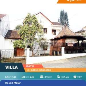 VillaHomestay Aktif di Jalan Abdul Gani Atas, Kota Batu , tersedia melalui melalui situs Rumah123
