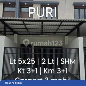 Wilson Rumah Baru Carport 3 Mobil di Meruya Kav Dki , tersedia melalui melalui situs Rumah123