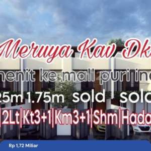 Wilson Rumah Baru Di Meruya Kav Dki Uk 5.5x15 , tersedia melalui melalui situs Rumah123