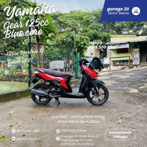 Jual bekas Yamaha Gear 125cc Bluecore Fi Tahun 2021,lokasi di Jakarta Timur
