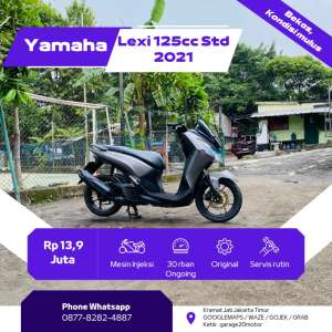 Jual bekas Yamaha Lexi 125cc Bluecore Fi Tahun 2021,lokasi di Jakarta