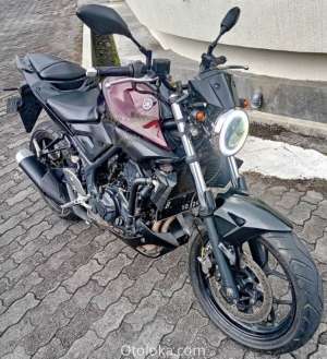 Jual bekas Yamaha MT25 Merah 2015 Plat AB Kota Jogja,lokasi di Yogyakarta