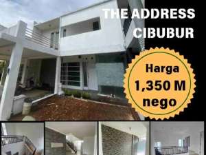 Baru renovasi, dijual cepat rumah rapi seperti baru 2 lantai di The Address dekat Citra Gran Cibubur , tersedia melalui melalui situs Olx