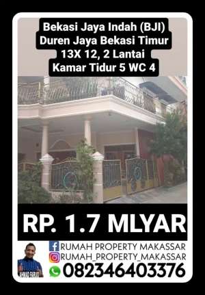 Bekasi Jaya Indah BJIDuren Jaya Bekasi Timur 13X12, 2 Lti5 km 4WC , tersedia melalui melalui situs Olx