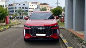 Jual bekas Chery Tiggo cross premium 2025 SUV merah km 5 ribuan sunroof,lokasi di Jakarta DKI
