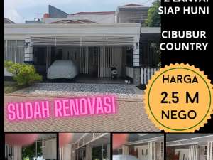 Dijual cepat rumah bagus terenovasi murah di Cibubur Country , tersedia melalui melalui situs Olx