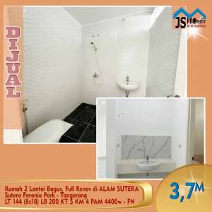 DIJUAL RUMAH BARU RENOVASI SIAP HUNI DAN BAGUS ALAM SUTRA TANGERANG , tersedia melalui melalui situs Olx