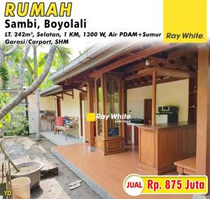 Dijual Rumah Klasik Pinggir Waduk Cengklik Cocok Untuk Resto , tersedia melalui melalui situs Olx