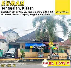 Dijual Rumah Tanah Luas Lokasi Tengah Kota Klaten 1 Menit Ke Stasiun , tersedia melalui melalui situs Olx