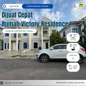 Dijual Rumah Victory Residence Pasir Putih batam center , tersedia melalui melalui situs Olx