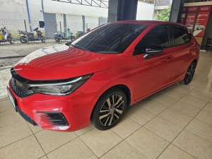Jual bekas Honda All New City Hatchback RS CVT 2022 Merah Metalik,lokasi di Jakarta DKI