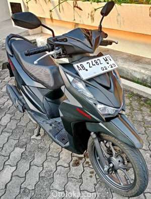 Jual bekas Honda Beat CBS ISS Deluxe 2023 Hitam Plat AB,lokasi di Gunungkidul