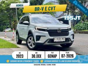 Jual bekas Honda BR-V E CVT 2023 Putih,lokasi di Jakarta DKI