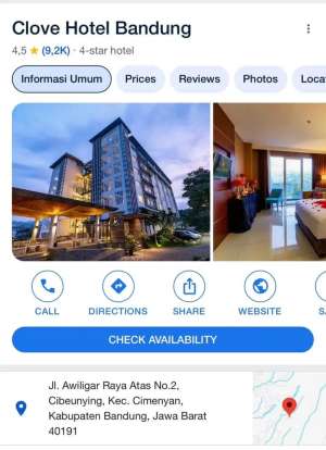 JUAL APARTEMEN CLOVE HOTEL BANDUNG lokasi di CLOVE HOTEL BANDUNG - Jl. Awiligar Raya, tersedia melalui melalui situs Olx