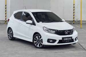Jual bekas JUAL Honda Brio RS CVT 2021 Putih Garansi 1 Tahun Mesin, Transmisi, AC,lokasi di Jawa Barat