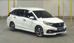 Jual bekas JUAL Honda Mobilio RS CVT 2018 Putih Garansi 1 Tahun Mesin, Transmisi, AC,lokasi di Jawa Barat