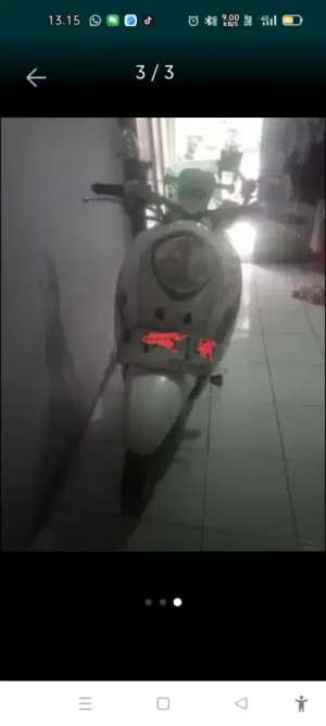 Jual bekas jual motor bekas merek yamaha fino,lokasi di Cikarang Utara