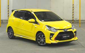 Jual bekas JUAL Toyota Agya 1.2 G TRD AT 2020 Kuning garansi 1thn mesin, transmisiac,lokasi di DKI Jakarta