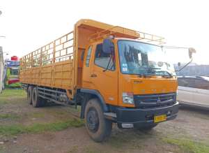 Jual bekas LANGKA MURAH Mitsubishi Fuso tronton 6x2 FN 61 FL HD bak besi 2025,lokasi di Jakarta DKI