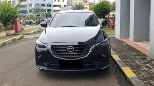 Jual bekas Mazda CX-3 Pro 2021 hitam sunroof km 16 ribuan,lokasi di Jakarta DKI