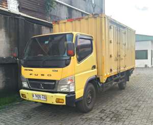Jual bekas MURAH MULUS CDE LONG Mitsubishi Colt diesel FE71L engkel box besi 2019,lokasi di Jakarta DKI