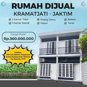 Rumah cluster nyaman strategis, one gate, ada kolam renang, Jakarta , tersedia melalui melalui situs Olx