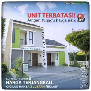 RUMAH DIJUAL TANGERANG MURAH , tersedia melalui melalui situs Olx