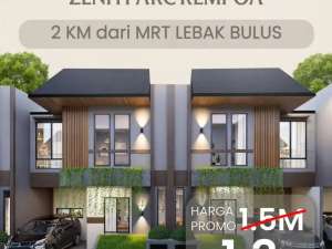 Rumah Mewah 2 Lantai Di Rempoa Ciputat Dekat MRT Lebak Bulus , tersedia melalui melalui situs Olx