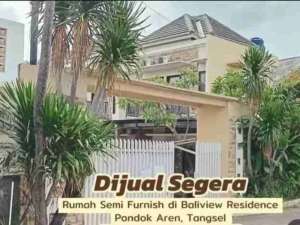 Rumah Semi Furnished 2 lantai Baliview Cirendeu Tangerang Selatan , tersedia melalui melalui situs Olx