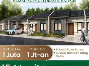 Rumah subsidi di Puri Harmoni Pasirmukti DP besar angsuran ringan , tersedia melalui melalui situs Olx