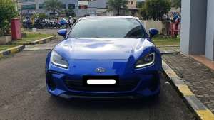 Jual bekas Subaru BRZ 2022 biru km 8 ribuan,lokasi di Jakarta DKI