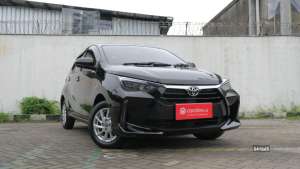 Jual bekas TOYOTA AGYA G 1.2 CVT AT 2023 HITAM,lokasi di Jawa Barat