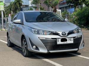 Jual bekas Toyota Vios G 2018 Silver,lokasi di Jakarta DKI