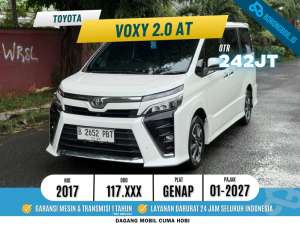 Jual bekas Toyota Voxy 2.0 AT 2017 Putih,lokasi di Jakarta DKI