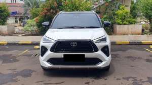 Jual bekas Toyota Yaris Cross 1.5 S GR CVT TSS 2023 hybrid putih km 35 ribuan,lokasi di Jakarta DKI