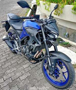 Jual bekas Yamaha New MT25 Biru Tahun 2021 Plat AB Sleman,lokasi di Yogyakarta