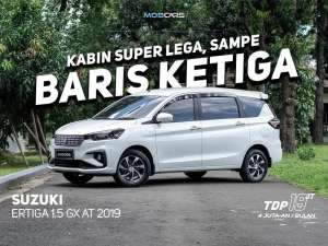 Jual bekas 19 JUTAAN NEGO FREE GARANSI MESIN ERTIGA 1.5 GX AT 2019 WHITE MOBCARS,lokasi di Depok Kota