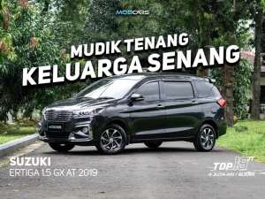 Jual bekas 19JUTAAN SUDAH BISA BAWA ERTIGA 1.5 GX AT 2019 HITAM METALIK MOBCARS,lokasi di Jakarta Utara