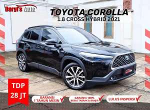 Jual bekas 2021 Toyota Corolla Cross 1.8 Hybrid Matic Tdp 28jt,lokasi di Jakarta Utara