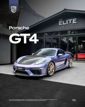 Jual bekas 2022 Porsche 718 Cayman GT4 Viola Purple Metallic,lokasi di Jakarta Utara