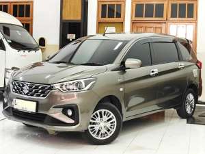 Jual bekas 2024 Asli Ertiga GL Automatic AT All New Magma Grey Coklat L Tg1 2025,lokasi di Surabaya Kota
