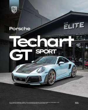 Jual bekas 2024 Porsche TechArt GTsport Meissen Blue 1 of 30 Worldwide,lokasi di Jakarta Utara