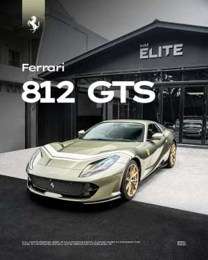 Jual bekas 2025 Ferrari 812 GTS Atelier Verde Masoni,lokasi di Jakarta Utara
