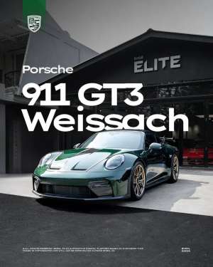 Jual bekas 2026 NEW Porsche 911 GT3 992.2 Weissach Package Oak Green PTS Color,lokasi di Jakarta Utara