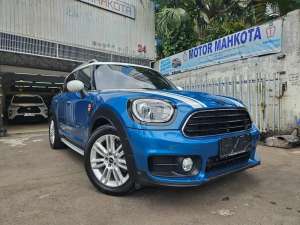 Jual bekas 23 rb km Mini Cooper Countryman 1.5 turbo 2020 nik 2019 F60 biru bagus,lokasi di  ,Jakarta Selatan