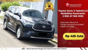 Jual bekas 2TV RSEToyota Zenix V Hybrid 2.0 Modelista AT 20232024,lokasi di Jakarta Timur